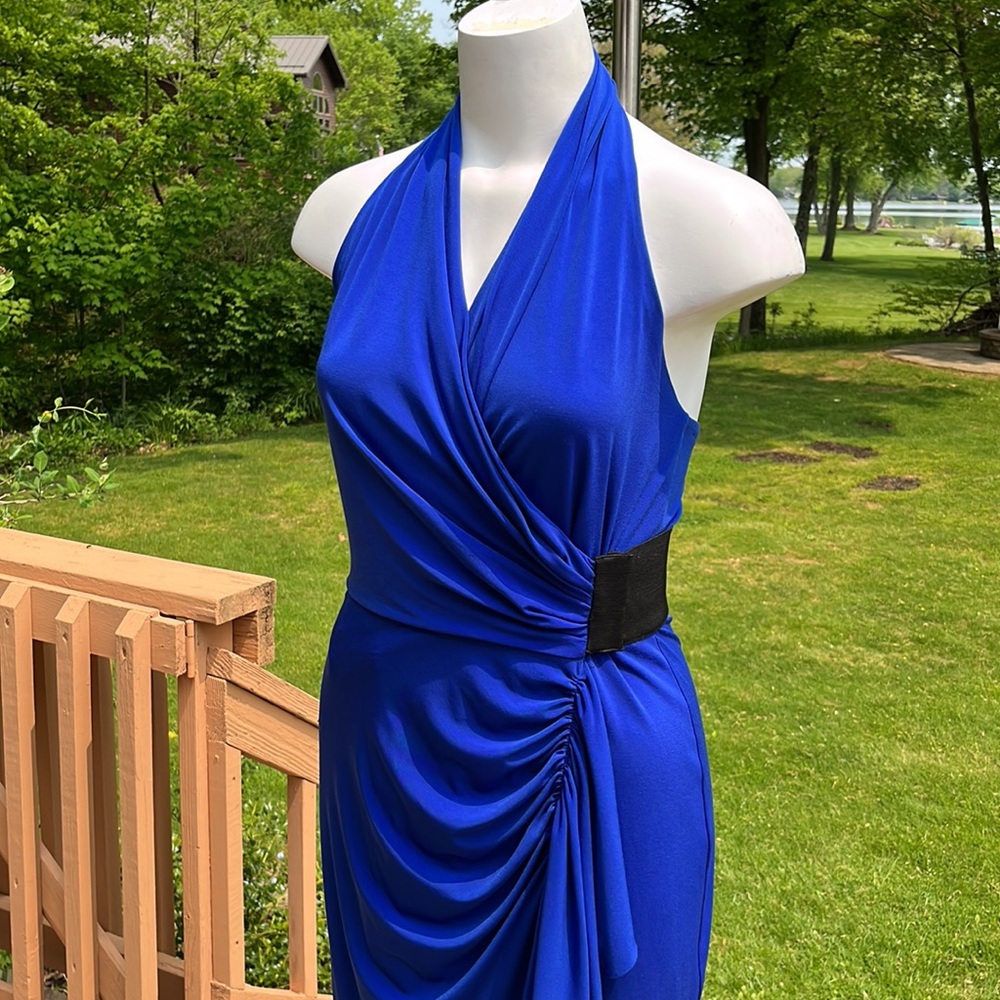 Calvin Klein glam halter gown S - Picture 3 of 10